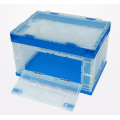 Japanese Style Transparent Clear Plastic Turnover Box with Lids